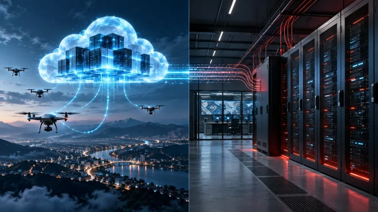 Сравнение FlightHub 2 Cloud и On-Premises: облачный дата-центр и локальная серверная